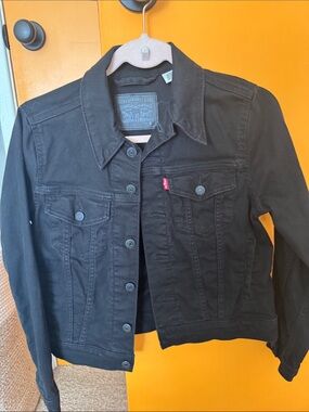 Black Jeans Jacket Levis